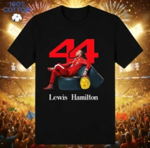 Lewis F1ST Racing Fan T-Shirt | Gender-Neutral Oversized Motorsport Shirt Black - Black - View 7