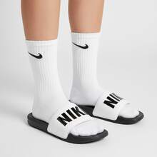 Nike Benassi JDI Slides Men's Black 343880-090 | Pool & Beach Ready, Recovery Comfort - 白黑色 - 查看 2