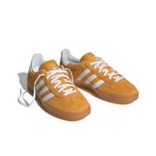 adidas originals GAZELLE INDOOR 絨面革 情人節限定 舒適休閒 低筒 板鞋 男女同款 粉紅色 - 薑色 - 查看 3