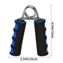 1pc Random Color Solid Foam Grip Strengthener - Non-Slip Fingerprint Handle, Office & Gym Stress Relief Toy, Hand Exerciser, Muscle Strengthening, Grip Improvement, Anxiety Relief - Unisex Home Fitness Gift - Multicolor - View 7