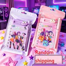 Set di articoli di cartoleria a tema idol, accessori di moda creativa per ufficio e studio con ritratti di stelle e stampe di gruppo, inclusi articoli versatili per scrittura quotidiana, schizzo, diario e decorazione, perfetti per decorazione da scrivania, esposizione per raduni di fan, accessori per servizi fotografici, collezione personale di fan, decorazione per ufficio e studio, decorazione per club di fan e regalo elegante per appassionati. Consegna casuale. - Multicolore - Visualizzare 8