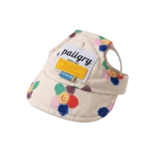 INS Style Pet Sun Visor Hat, Suitable For Small Dogs & Cats, UV Protection, Anti-Shedding, Washable, Fashion Outdoor Accessory - Multicolor - View 5