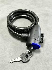 1pc 84cm/33.07in Durable Stainless Steel Bicycle Lock, Universal Anti-Theft Security Lock With 2 Keys, Suitable For Bicycle, Motorcycle, Cycling Accessories - Bicycle Lock - View 15