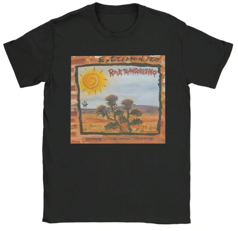 Unisex Adult T-ShirtConcierto Extremoduro Rock T-Shirt Cute Anime Crew Neck, Suitable All Seasons, Outdoor Leisure, Unisex, Classic Fit, Soft And Comfortable, Suitable Casual Sports, Collectible T-Shirt.Soft Cotton, Casual Daily Wear,Lightweight, Breathable Fabric,Cute , Perfect For Vacation,Blusas Para Mujer,Playeras De Mujer - Đen 5 - Xem 1