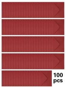 100 phong bì giấy Kraft chấm bi trơn cỡ C6, màu nâu tự nhiên (114x162mm, khổ A6) - Hình chữ nhật - Xem 8