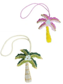 Handmade Beaded Palm Tree Keychain - Bohemian Beach Party Favor, Keychain Or Bag Charm - Perfect Gift For Travel & Everyday Use, Palm Tree Jewelry - Multicolor - View 17