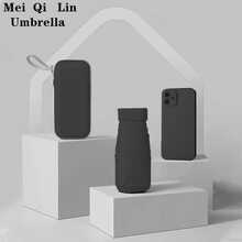 Ô dù gấp mini 6 nan - Nhỏ gọn, nhẹ và có tay cầm và khung chắc chắn, ô che nắng và che mưa dùng được cho cả nam và nữ, ô dù nhỏ gọn dạng thẻ, ô dù hình viên nang. - Nhiều màu - Xem 14