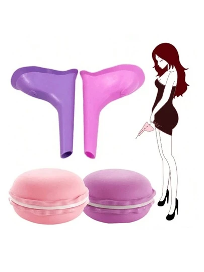 Women's Silicone Portable Urinal, Outdoor Travel Female Standing Urination Funnel, Suitable For Pregnant Women, Outdoor Sports, Camping And Other Emergency Situations