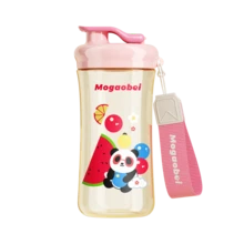 1pc 330ml Cute Cartoon Panda Drinking Cup, Portable & Compact, Double Sealed Leak-Proof, Durable Anti-Drop, Easy To Clean, Suitable For Adults And Children - Multicolor - View 10