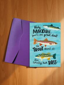Funny Cartoon Birthday Card For Dad, Humorous Greeting, Father's Day Or Family Celebration Card, Humorous Card, Father's Day Gift, Birthday Gift, Card For Dad And Stepfather - A - View 15