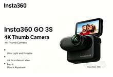Insta360 GO 3S 4K Thumb Camera Vlog Cycling Family Pet Sports Camera Waterproof Anti-Shake Camera - View 1