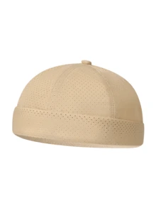 1pc Unisex Solid Color Quick-Dry Brimless Skull Cap, Fashion Versatile Polyester Breathable Mesh Hat, Suitable For Outdoor Sports, Fishing, Daily Wear, Gift For Family, Friends, Boyfriend/Girlfriend, Christmas, Father's Day, Teacher's Day, Personalized Birthday Gift - Multicolor - View 14