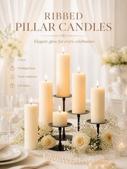 1 pieza Vela perfumada cilíndrica blanca - 5 cm de diámetro | Adecuada para meditación e iluminación | Juego de velas decorativas y accesorios de fotografía | Adecuada para decoración del hogar, interior/exterior, patio y mesa | Vela perfumada | Ideal para cena a la luz de las velas, boda, fiesta y reunión familiar | Gran regalo para mujeres
