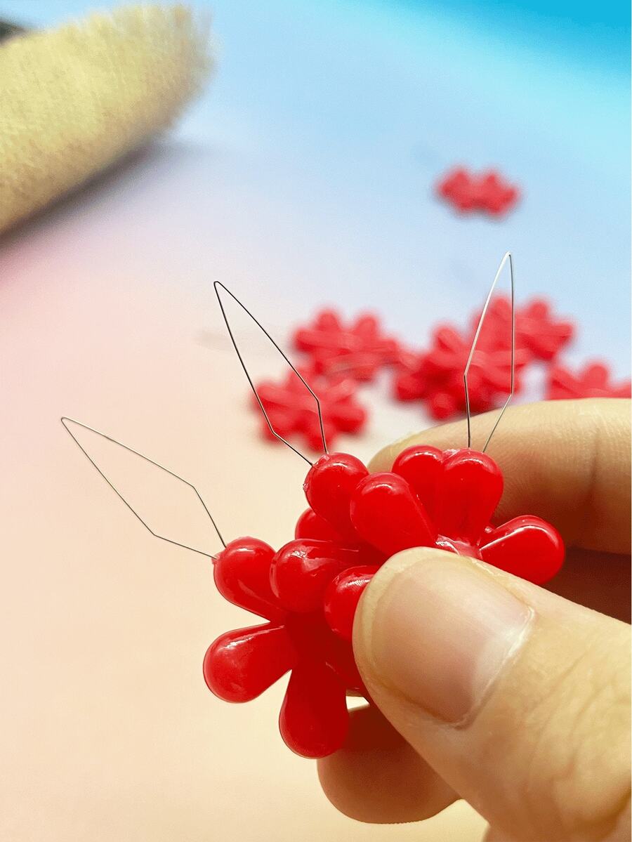 10个花形穿线器，易握式缝纫针穿线器，适用于十字绣、手工缝纫、绗缝、编织 - 梅花穿線器 - 查看 1