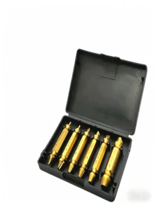 Bộ dụng cụ tháo ốc vít gãy 6 chi tiết, dụng cụ tháo bu lông bị hỏng - A - Xem 11