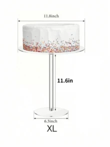 Giá trưng bày bánh bằng acrylic chất lượng cao với tua rua pha lê, thích hợp cho các bữa tiệc ngày lễ, bàn tráng miệng, đám cưới, kỷ niệm, tiệc mừng em bé, ngày Valentine và các dịp khác. - Trong sáng - Xem 19