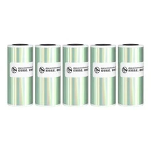 Giấy in nhiệt laser liên tục, băng in nhiệt hologram, băng keo tự dính cho máy in mini laser, nhãn dán hologram, nhãn lấp lánh/thiệp cảm ơn/mẫu họa tiết, tương thích với giấy in mini C9/X5/X6/C15/C19. - Xem 13