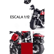 Miniature Diecast Motorcycle Toy For Children And Collectors With Sound, Light, And Friction - Champion azul - 查看 4