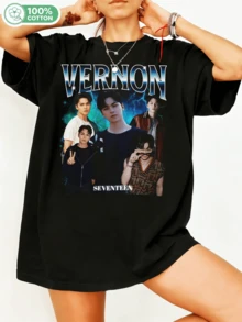 Women T-Shirts - Black - View 6