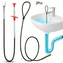 Bộ 2 dụng cụ thông tắc cống đa năng, có thể uốn cong và gấp gọn, 4 càng, dùng cho bồn rửa nhà bếp, máy nghiền rác, dụng cụ thông tắc bồn cầu, dụng cụ làm sạch đường ống thoát nước nhà tắm, dụng cụ thông tắc cống bồn rửa. - Làm sạch bàn chân - Xem 9