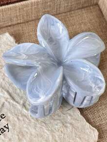 1/3pcs Tie-Dye Flower Claw Clips, Fresh & Sweet Daisy Hair Claw Clips, Ink Texture Hair Accessories - Multicolor - View 7