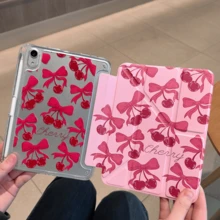 适用于 iPad 11 代的保护套，A16 双面图案，高透明亚克力背板，全方位保护，带笔槽，磁吸式闭合，Y 型折叠支架。也适用于 iPad 10 代保护套，9 英寸/10.2 英寸，8 英寸/10.2 英寸。此外，还适用于 iPad Air 11 平板电脑保护套，Air11(M3)、Air11(M2)、Air11(M4)、Pro 11（第二代/第三代/第四代）。 - 無色 - 查看 1