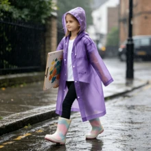 AMAZING VISION Raincoat - Purple - View 10
