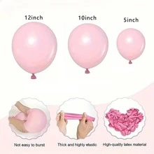 50pcs Colorful Latex Balloons - 5/10/12 Inch Round Helium Balloons, Suitable For Theme Weddings, Graduations, Anniversary Party Decorations - Multicolor - View 4