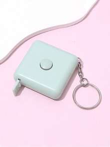 Cinta métrica retráctil mini con llavero, adecuada para medición corporal, costura y manualidades - Escala dual, esencial para el apartamento y el regreso a la escuela, 1,5 m, excelente para uso diario y fiesta de cumpleaños - Color aleatorio - multicolor - Ver 7
