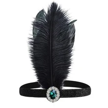 Bộ phụ kiện nữ D EXCEED 2/5/9 món thập niên 1920: Băng đô Art Deco, vòng cổ ngọc trai, tất lưới và quạt ren - Phụ kiện cần thiết cho tiệc tùng, đám cưới, dạ hội - Quà tặng cổ điển cho Ngày của Mẹ/Ngày Nhà giáo - nhiều màu - Xem 29