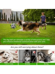 1 Stück/3 Stück Hunde Interaktives Spielzeug Set, strapazierfähiger Fußball und mit Luftpumpe, Haustier Spielzeug Set enthält hunderespezifischen Fußball, bunt, und praktische Luftpumpe. Fußball verfügt über Pfotenabdruck-Design, ist bunt, aus weichem Gummimaterial gefertigt, strapazierfähig und verschleißfest, geeignet für interaktives Training von mittelgroßen und großen Hunden, verbraucht effektiv die Energie des Haustiers, großartig zur Linderung von Langeweile - Verschiedenfarbig - Übersicht 5