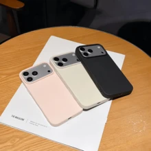 3件套复古磨砂多色软壳手机壳，兼容苹果17、16、15、14、13、12、11 Pro Max、Air - 彩色 - 查看 2