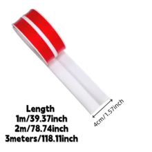 1 Peça Protetor de Canto Plástico Branco Autoadesivo de 4cm x 2m, Protetor de Borda de Porta, Tampo de Mesa e Móveis em PVC, Instalação Sem Cola - A - Visão 4
