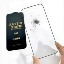 XINHONGYU 2pcs High Definition OG Tempered Glass Screen Protector, 0.4mm Aluminum Glass, 80°C Curved Edges, Oil-Repellent Coating Anti-Fingerprint, Easy Installation - Clear - View 3