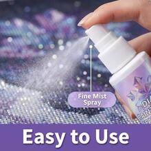 Spray fijador para pintura de diamantes, fijador de arte de diamantes de secado rápido que proporciona protección instantánea y un brillo mejorado, ofrece una protección duradera para tu obra de arte, evita el polvo y el desprendimiento, fácil de aplicar - Ver 6