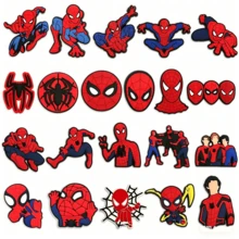 Marvel 10 chiếc móc trang trí giày hình Người Nhện, đồ trang trí lỗ giày tự làm xuyên biên giới, món quà nhỏ hoàn hảo cho người hâm mộ, gia đình và bạn bè, phụ kiện mùa hè sành điệu, lựa chọn tốt nhất cho bạn gái/người yêu để tạo không khí mùa hè. - Nhiều màu - Xem 4