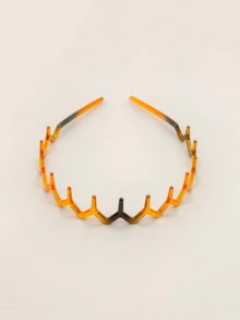 1 chiếc băng đô bản rộng họa tiết da báo lượn sóng, phụ kiện tóc tối giản thời trang unisex, băng đô, băng đô lượn sóng. - Nhiều màu - Xem 7
