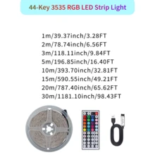 44-Key 3535 RGB LED Strip, USB Powered, Self-Adhesive, Easy Install, Rich Colors For Bedroom Decor - 44k-3535 LED Strip - View 9