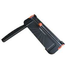 1pc A4 Paper Cutter With Automatic Safety Protection, Precise Side Ruler, Non-Slip Base - Ideal For Craft Paper, Gift Cards, Coupons, Labels And Photos - Durable Black Trimmer Suitable For Home And Office Use - Multicolor - View 12