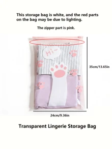 Foldable Fabric Cute Bear Steel Frame Storage Box, Drawer Style Organizer, Suitable For Wardrobe, Home Clothing Storage, Essential For Travel - Multicolor - View 10