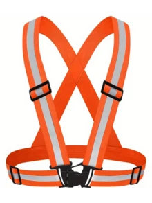 1pc Reflective Vest, Elastic Reflective Strap, Reflective Clothing, Suitable For Night Running, Cycling, Walking, All Seasons, Reflective Running Vest, Summer, Summer Vacation, Wedding Season, Mother's Day, Midnight Running/Adult Women/Accessories/Belt/Western - Multicolor - View 18