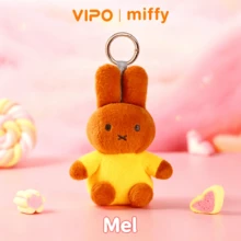MIFFY MIFFY 彩色毛絨鑰匙圈吊飾，官方收藏款掛飾娃娃，可愛迷你吊飾飾品，生日節日女孩兒童禮物，閨蜜背包配件 - 彩色 - 查看 13