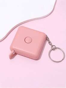 Cinta métrica retráctil mini con llavero, adecuada para medición corporal, costura y manualidades - Escala dual, esencial para el apartamento y el regreso a la escuela, 1,5 m, excelente para uso diario y fiesta de cumpleaños - Color aleatorio - multicolor - Ver 9