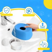 Bát ăn chậm có bi lăn, bát ăn chống nghẹn cho chó và mèo, bát đựng thức ăn ướt và nước dùng chống trượt. - 500ml - Xem 5