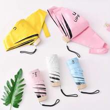 Ô dù gấp mini 6 nan - Nhỏ gọn, nhẹ và có tay cầm và khung chắc chắn, ô che nắng và che mưa dùng được cho cả nam và nữ, ô dù nhỏ gọn dạng thẻ, ô dù hình viên nang. - Nhiều màu - Xem 11