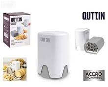 HOMYGO-Quttin قاطع بطاطس يدوي أبيض 10x8.5x13.5 سم، قاطع خضروات للبطاطس المقلية والجزر والخيار، أداة مطبخ - أبيض - مشاهدة 6