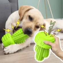 Dog Chew Toys Dog Toothbrush Stick Teeth Cleaning Brush Dental For Medium Large Dog, Puppy Christmas Easter Birthday Gifts, Outdoor Squeaky Toys For Aggressive Chewers Interactive Tough Toys - Grassgreen - Xem 10