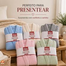 Unisex Plush Flannel Bathrobe – Super Soft And Comfortable, The Perfect Gift. - GRIS G - Ver 5