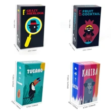 Crazy Sherlock, Fruit Cocktail, Kariba Card Board Game| 2-6 Players, Quick 20-Min Gameplay, Compact Portable Strategy Logic Party Game, Great For Family Gatherings, Birthday Events, Friend Meetups & Outdoor Camping Trips! - Multicolor - View 2