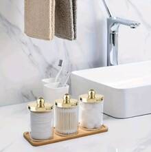 Cosmetic Storage Box - Gold - View 1